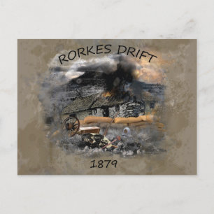 Slag bij Rorke's Drift 1879 Briefkaart