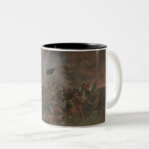 Slag bij San Jacinto Tweekleurige Koffiemok