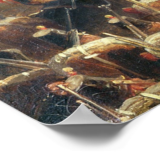 Slag bij Solferino, 24 juni 1859 Poster (Hoek)