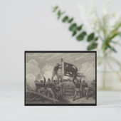 Slag bij Sullivan's Island Briefkaart (Staand voorkant)