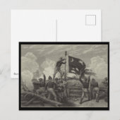 Slag bij Sullivan's Island Briefkaart (Voorkant / Achterkant)