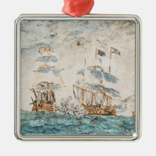 Slag bij Trafalgar 1805 1998 Metalen Ornament