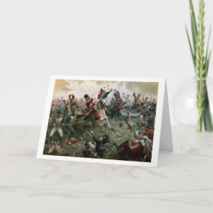 Slag bij Waterloo, 18 juni 1815, 1898 (kleur l) Kaart