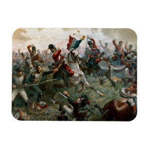 Slag bij Waterloo, 18 juni 1815, 1898 (kleur l) Magneet