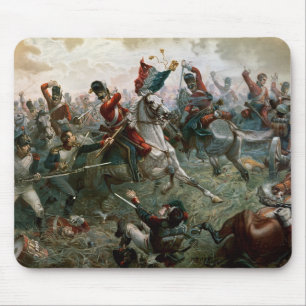 Slag bij Waterloo, 18 juni 1815, 1898 (kleur l) Muismat