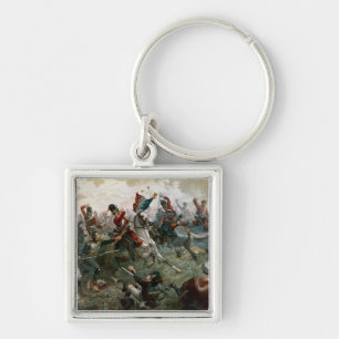 Slag bij Waterloo, 18 juni 1815, 1898 (kleur l) Sleutelhanger