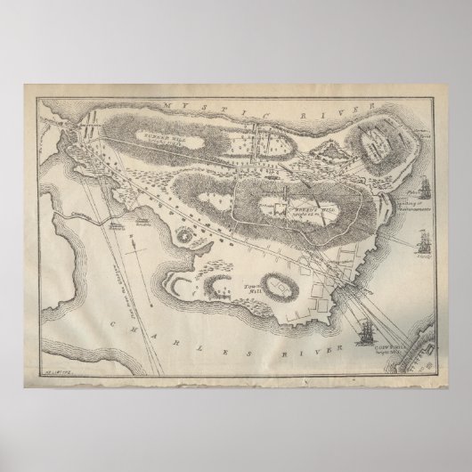 Slag om Bunker Hill Poster (Voorkant)