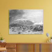 Slag om Bunkers Hill Canvas Afdruk (Insitu (Woonkamer))