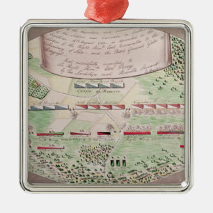 Slag om Camden, 1780 Metalen Ornament