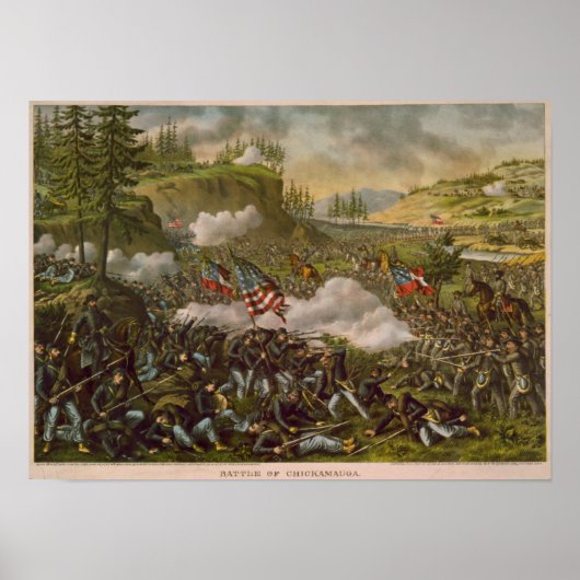 Slag om Chickamauga Poster (Voorkant)