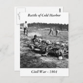 Slag om Cold Harbour, 1864 Briefkaart (Voorkant / Achterkant)