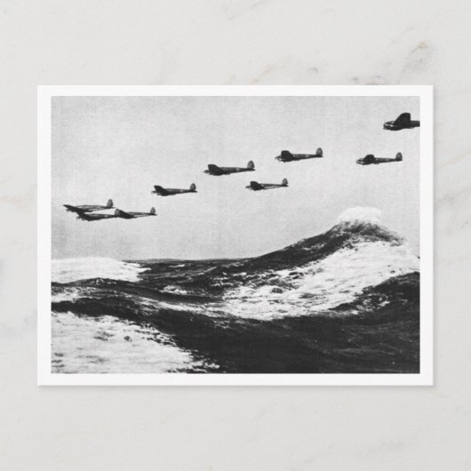 Slag om Groot-Brittannië en de Blitz: #7 Angriff! Briefkaart (Voorkant)