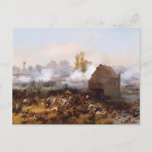 Slag om Long Island Briefkaart (Voorkant)