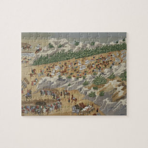 Slag om Vasilika in 1821, van de Pictorial Zijne Legpuzzel