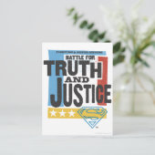 Slag om waarheid en rechtvaardigheid briefkaart (Staand voorkant)