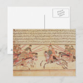 Slag tussen Mongol-stammen, 13e eeuw Briefkaart (Voorkant / Achterkant)