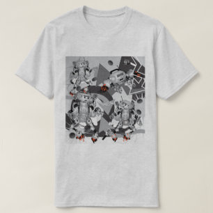 Slag van de Hiphop Robots  T-shirt