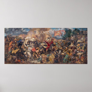 Slag van Grunwald door Jan Matejko Poster