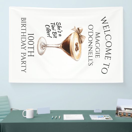 Slagbanner 100ste Espresso Martini Spandoek (Beurs)