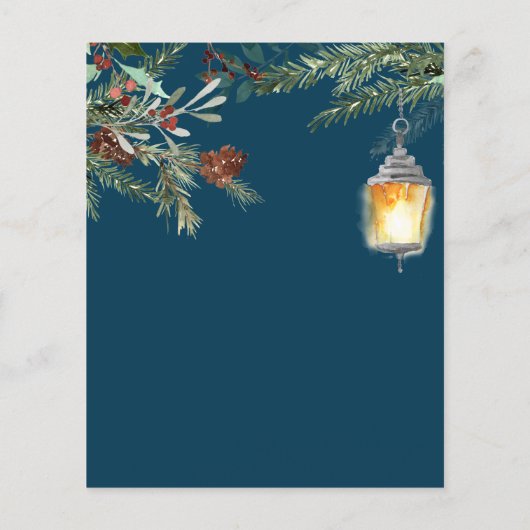 Slagbrochure kerstfeestdag flyer (Achterkant)