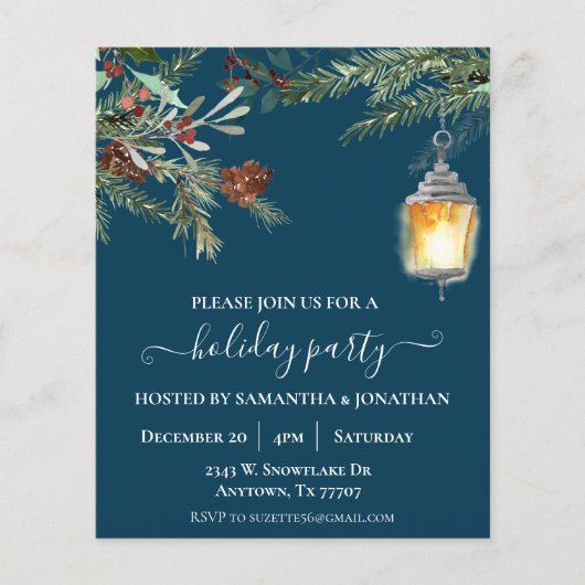 Slagbrochure kerstfeestdag flyer (Voorkant)