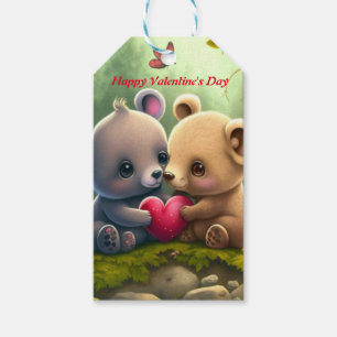 Slagdieren in liefde cadeaulabel
