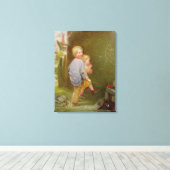 Slagen van Genius Canvas Afdruk (Insitu (Houten vloer))