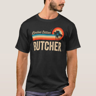 Slager Verjaardag Retro  Mannen Vrouwen Papa T-shirt
