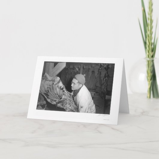 Slagerij, (J.S. Yonai) 1943 Kaart (Voorkant)