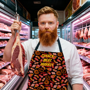 Slagerij Vlees Markt Bedrijf aanpassen Schort