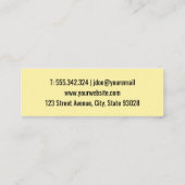 Slagers Cleaver Mes Mini Visitekaartje (Achterkant)