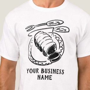 Slagersvlees Illustratie om te personaliseren T-shirt