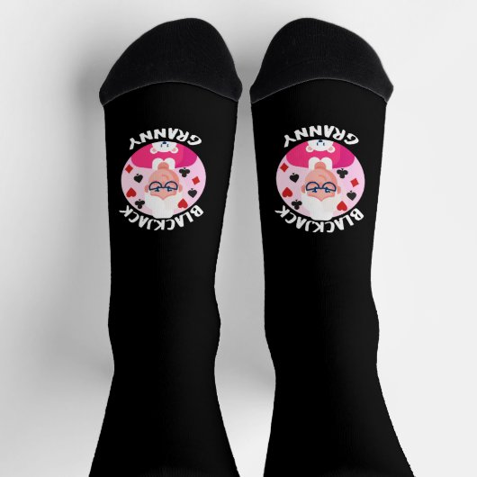 Slaggranaat | Funny blackjack oma Sokken (Top)