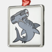 Slaghamerhaai Metalen Ornament (Links)