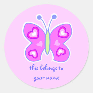 slaghart ronde sticker