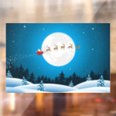 Slaghoes voor Santa Flying Raamsticker (Vel 2)