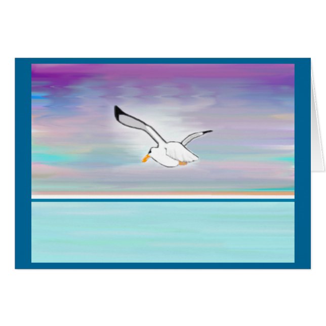 Slagmeeuw over het Zee (Voorkant Horizontaal)