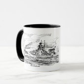 Slagschip Bismarck Mok (Voorkant links)