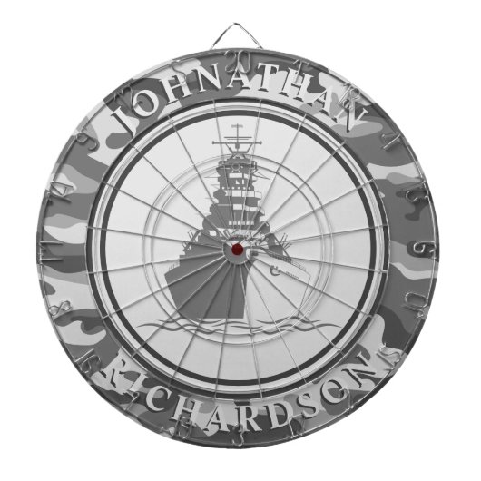 slagschip en Camo Dartbord (Voorkant)