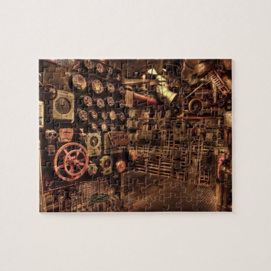 Slagschip machinekamer legpuzzel (Horizontaal)
