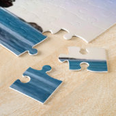 slagschip met witte zeilen legpuzzel (Zijkant)