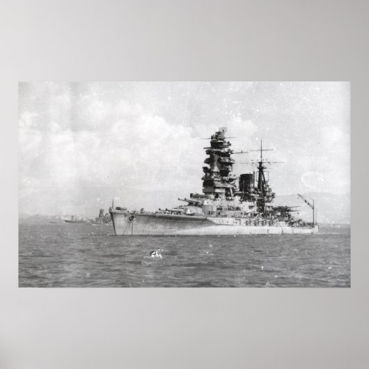 slagschip Nagato Poster (Voorkant)
