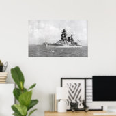 slagschip Nagato Poster (Thuiskantoor)