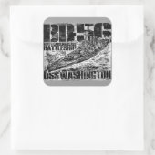 slagschip Washington Square Sticker (Tas)