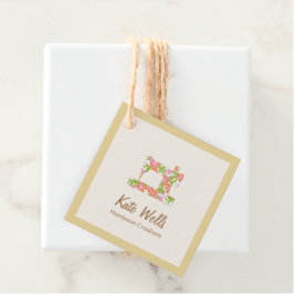 Slagtassen voor naaiveegmachines bedankjes labels