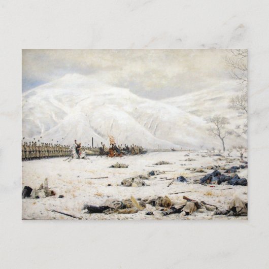 slagveld bij de scheepvaart briefkaart (Voorkant)