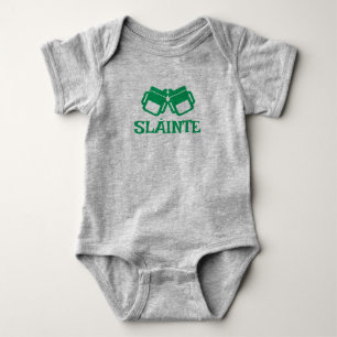 SLÁINTE body bébé gris