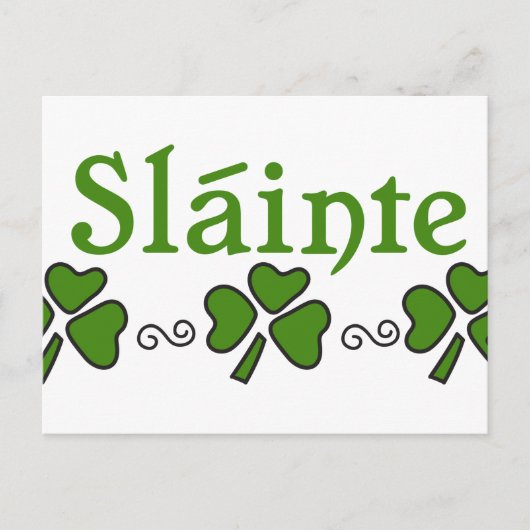 Slainte Briefkaart (Voorkant)