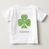 Slainte Celtic Shamrock Green St. Patrick's Day (Achterkant)