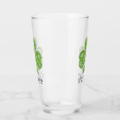 Slainte Celtic Shamrock Green St. Patrick's Day Glas (Links)